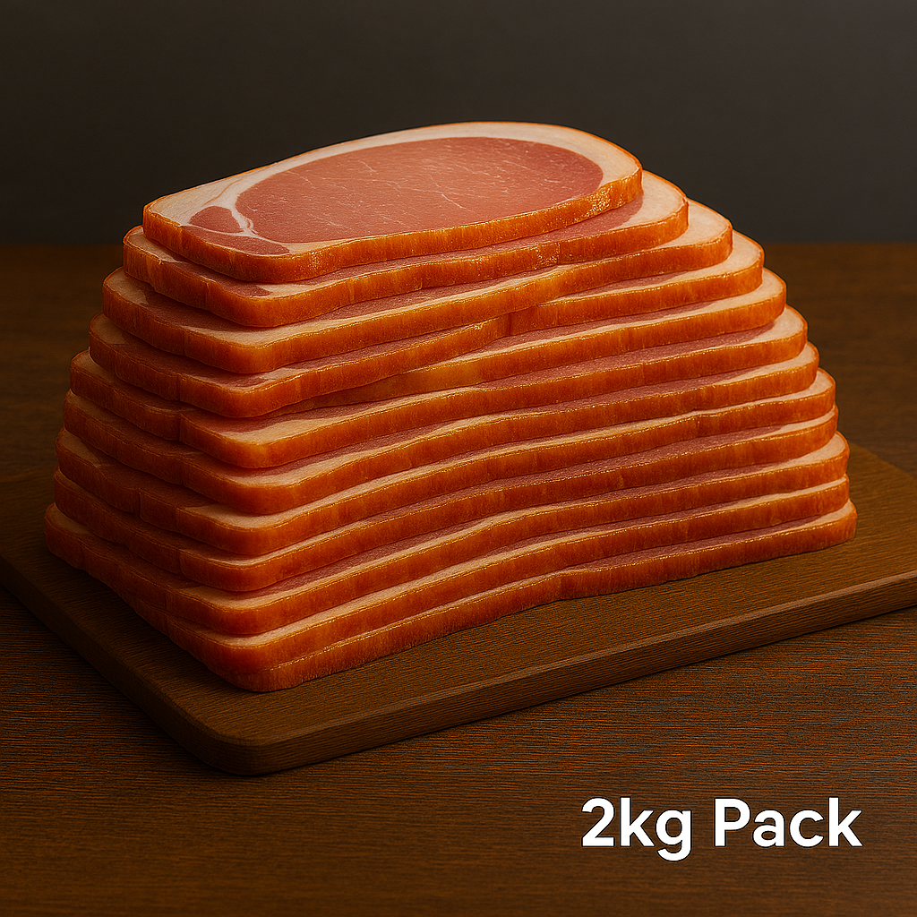 Dry Cure Sliced Smoked Back