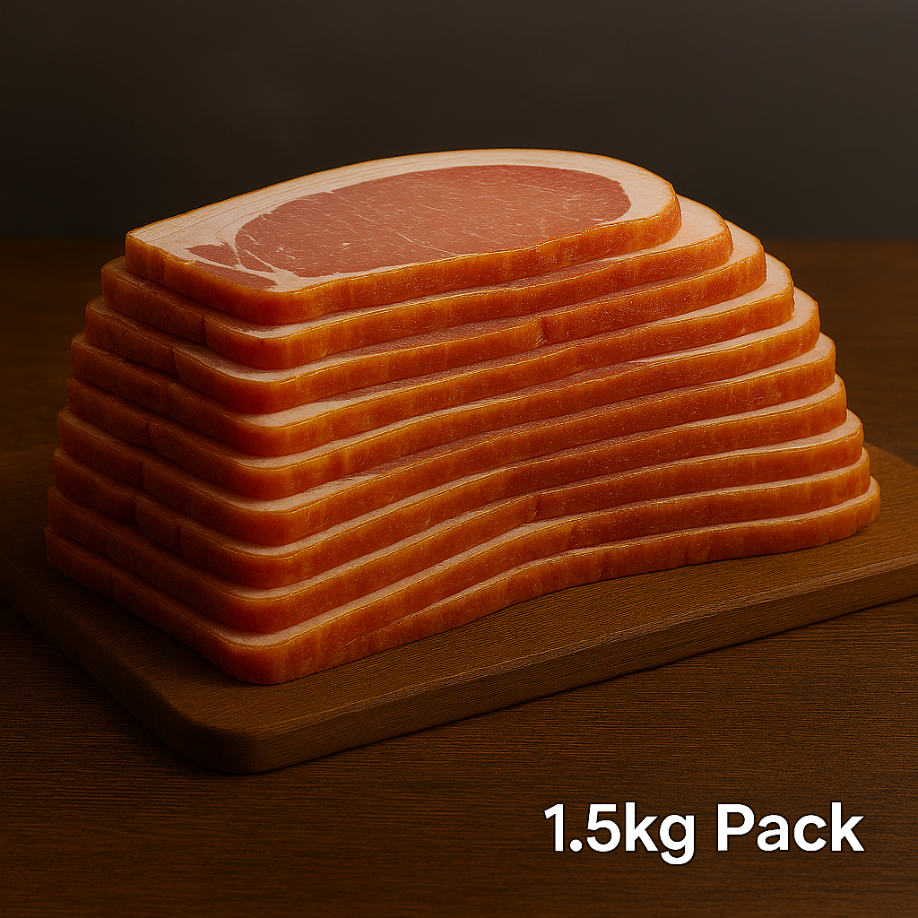 Dry Cure Sliced Smoked Back